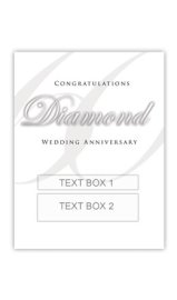 (image for) Diamond Anniversary Personalised Gift Wine