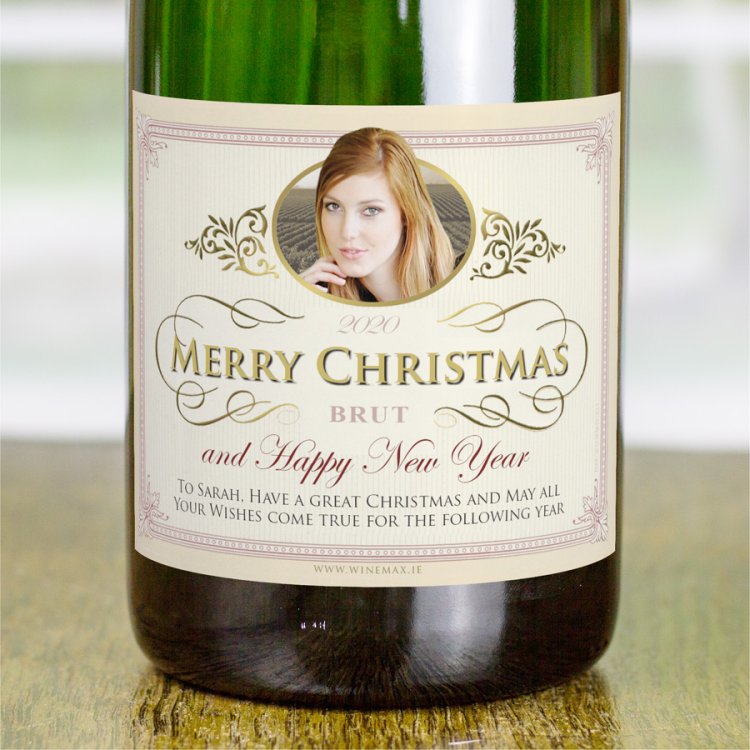 (image for) Personalised Champagne Christmas - Click Image to Close