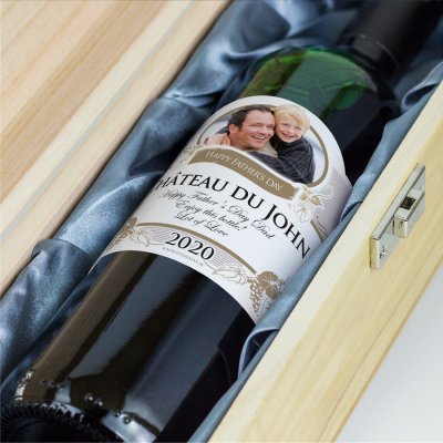 (image for) Father Personalised Fathers Day Gift Wine