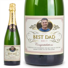 (image for) Fathers Day Gift Personalised Champagne
