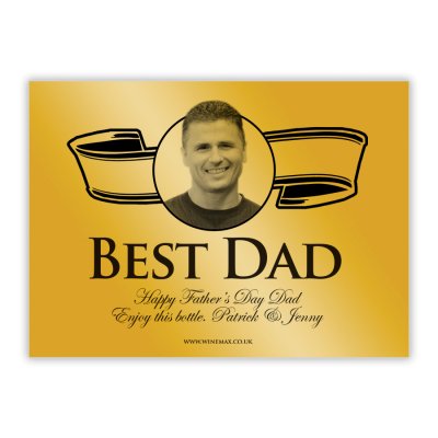 (image for) Father's Day Personalised Champagne Gift