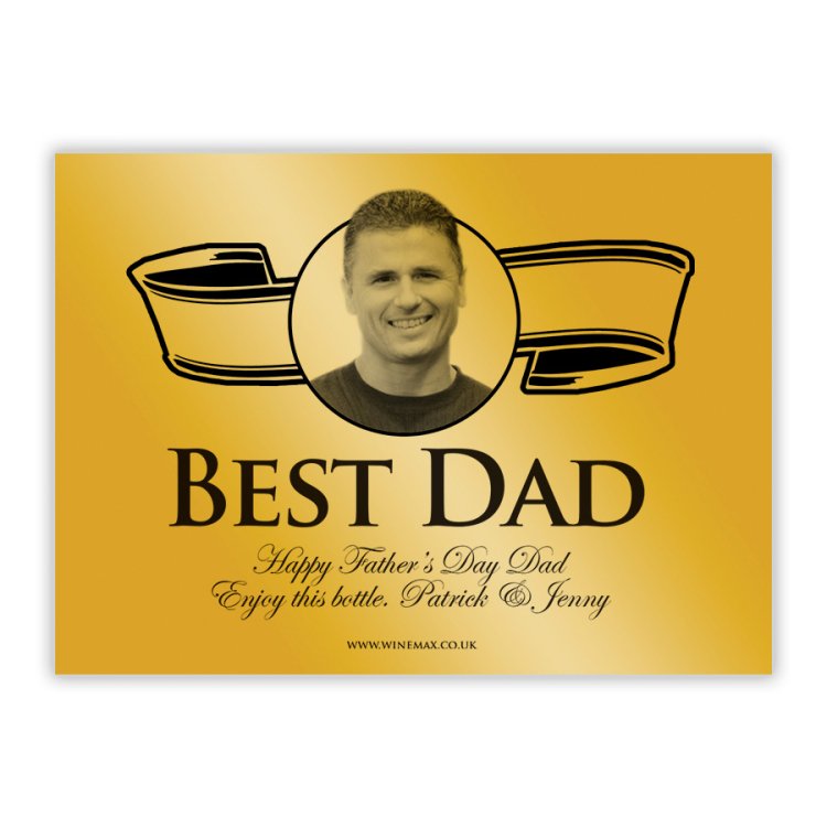 (image for) Father's Day Personalised Champagne Gift - Click Image to Close