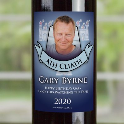 (image for) Dublin GAA Personalised Wine and Engraved Box Gift Set
