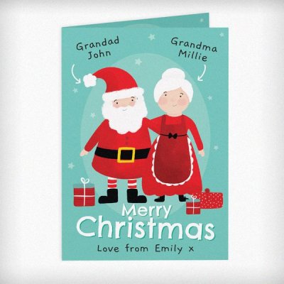 (image for) Personalised Mr & Mrs Claus Card