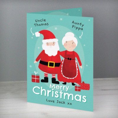 (image for) Personalised Mr & Mrs Claus Card
