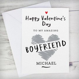 (image for) Personalised Happy Valentine's Day Card