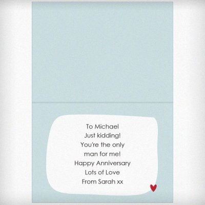 (image for) Personalised You're My Favourite Husband Card