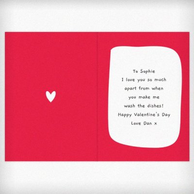 (image for) Personalised Love You - Most Of The Time Card