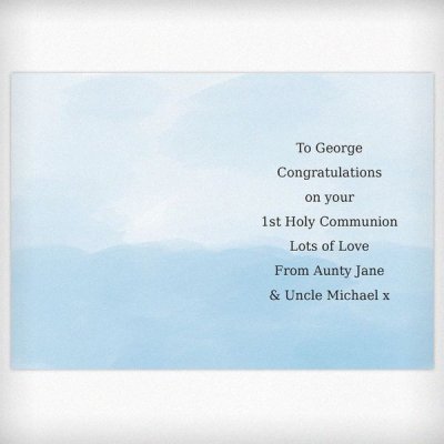 (image for) Personalised Boys First Holy Communion Card