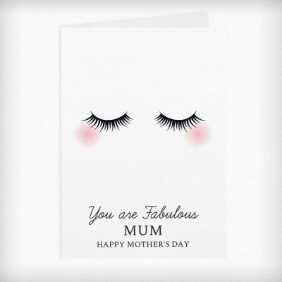 (image for) Personalised Eyelashes Card