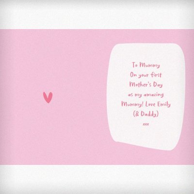 (image for) Personalised Happy First Mother's Day Card