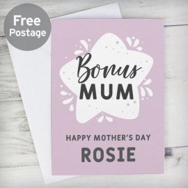 (image for) Personalised To My Bonus Mum Card