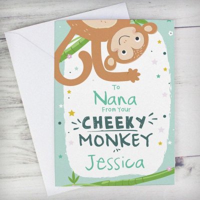 (image for) Personalised From Your Cheeky Monkey Card