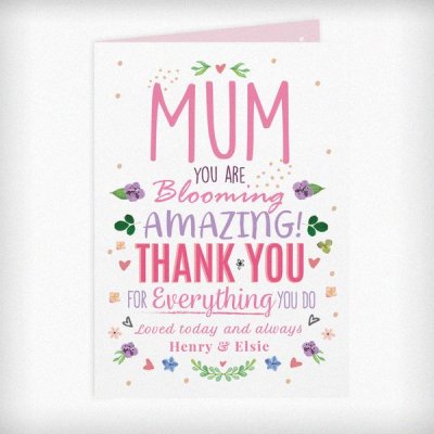(image for) Personalised You Are Blooming Amazing Card