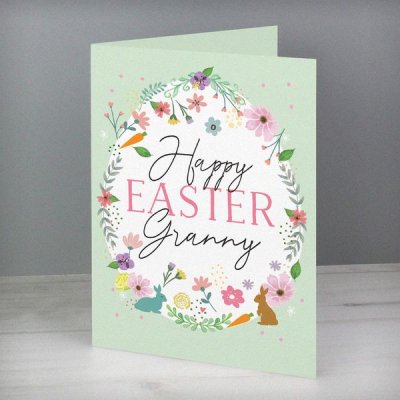 (image for) Personalised Easter Springtime Card