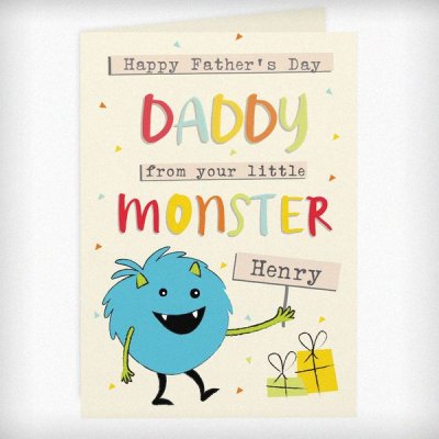 (image for) Personalised Little Monster Card