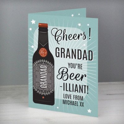(image for) Personalised Beer-illiant Card