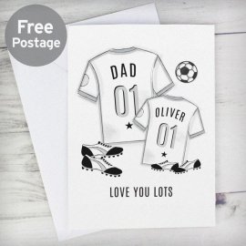 (image for) Personalised Football Mini Me Card