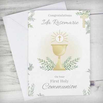 (image for) Personalised First Holy Communion Card