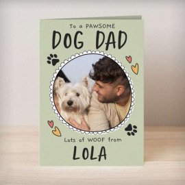 (image for) Personalised From the Dog Photo Upload Card
