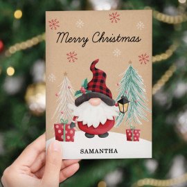 (image for) Personalised Gonk Christmas Card