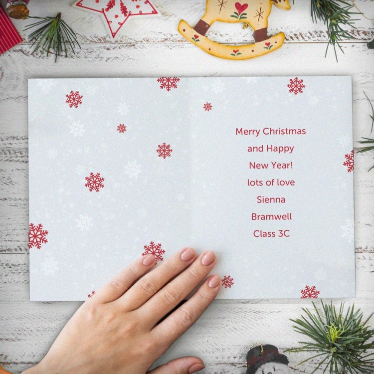 Modal Additional Images for Personalised Pack of 10 Christmas Cards - Santa