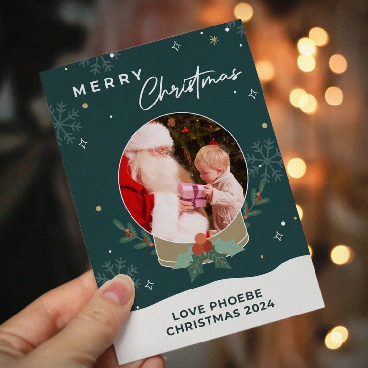 Modal Additional Images for Personalised Pack of 10 Christmas Cards - Photo Upload