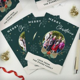 (image for) Personalised Pack of 10 Christmas Cards - Photo Upload