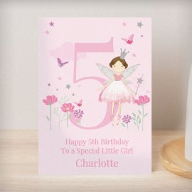 (image for) Personalised Fairy Princess Birthday Card
