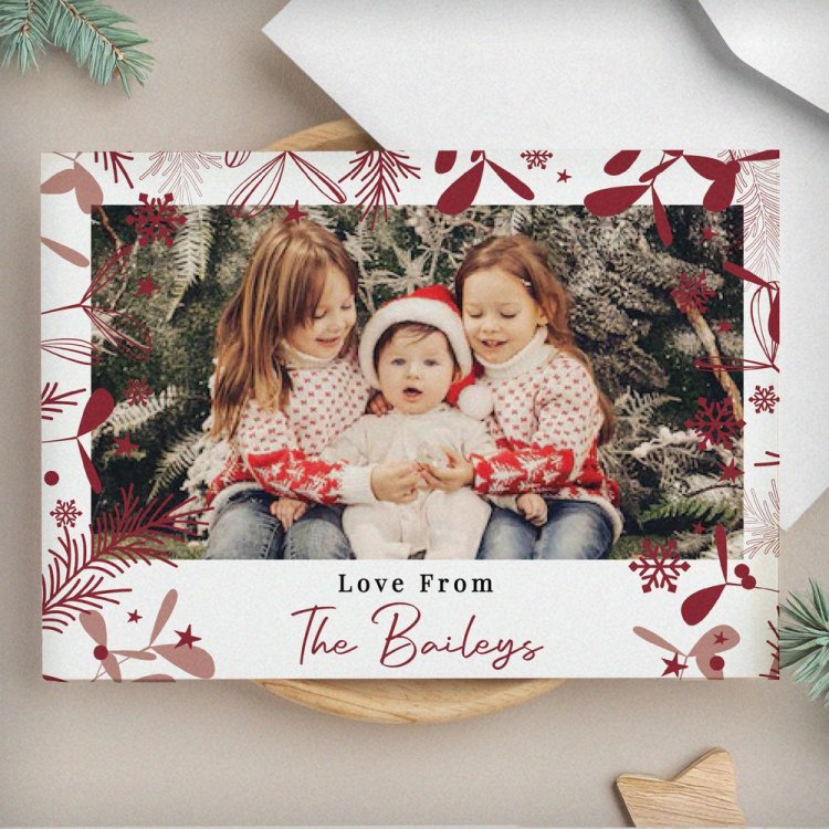 Modal Additional Images for Personalised Photo Upload Pack of 10 Christmas Cards