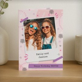 (image for) Personalised Photo Upload Polaroid Birthday Card