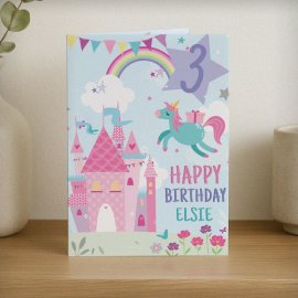 (image for) Personalised Princess Birthday Card