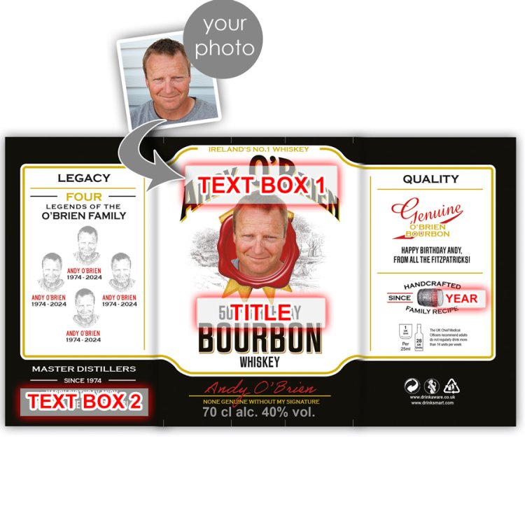 (image for) Personalised Whiskey Gift JB Design - Click Image to Close