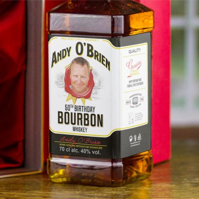 (image for) 30th Birthday Personalised Whiskey JB Design