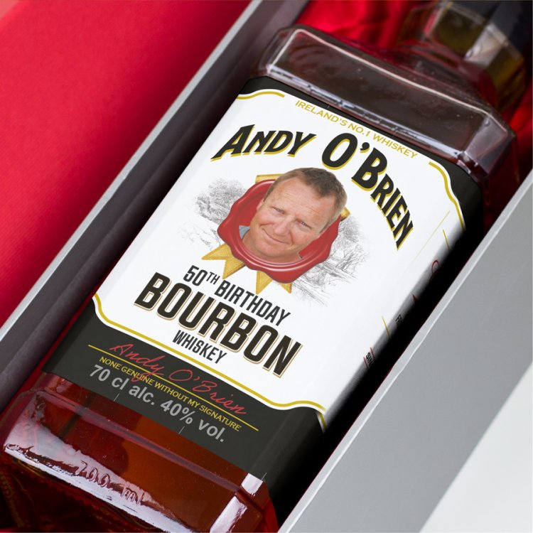 Modal Additional Images for 40th Birthday Personalised Whiskey JB Design