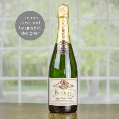 (image for) Personalised Mothers Day Champagne Gift