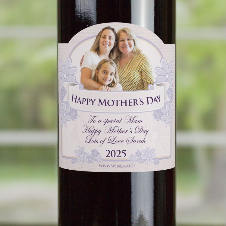 (image for) Mothers Day Personalised Wine and Engraved Box Gift Set - Click Image to Close