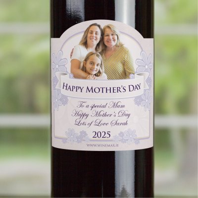 (image for) Personalised Mothers Day Gift Wine 70cl