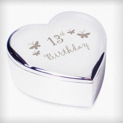 (image for) 13th Butterflies Heart Trinket Box