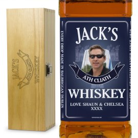(image for) Dublin GAA Gift JDesign Personalised Whiskey & Engraved Box