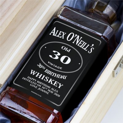(image for) JDesign Personalised Whiskey Age 70cl