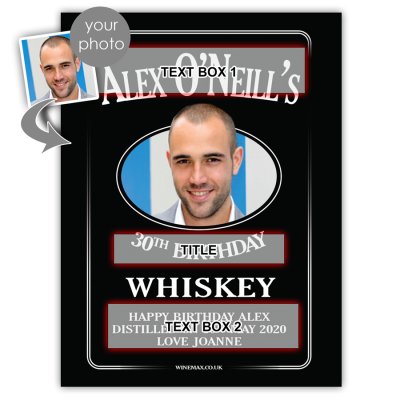 (image for) 21st Birthday JDesign Personalised Whiskey