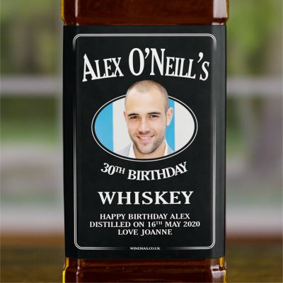 (image for) JDesign Personalised American Whiskey Gift 70cl