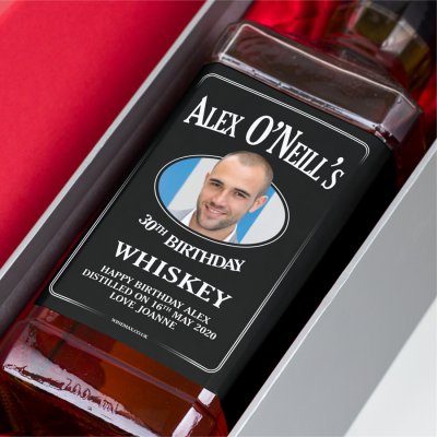 (image for) 30th Birthday Present JDesign Personalised Whiskey