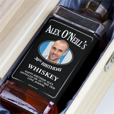 (image for) 70th Birthday Gift Personalised American JDesign Whiskey