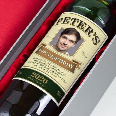 (image for) 40th Birthday Gift Irish Personalised Whiskey 70cl