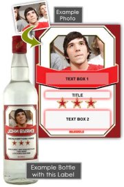 (image for) Personalised Vodka Christmas Present Gift
