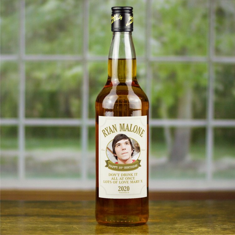 (image for) 18th Birthday Present Personalised Whiskey - Click Image to Close