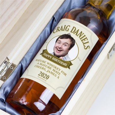 (image for) Fathers Day Personalised Whiskey Present Gift