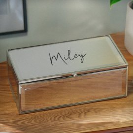 (image for) Personalised Mirrored Jewellery Box